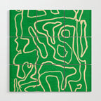 Abstract line art 151 Wood Wall Art Gallery Image 1