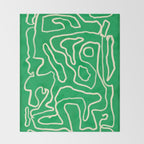 Abstract line art 151 Throw Blanket Gallery Image 2
