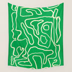 Abstract line art 151 Wall Tapestry Gallery Image 4