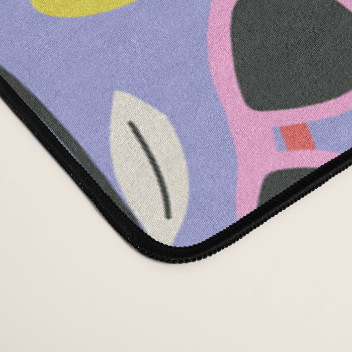 Tweenager Life Happy 90s Roller Skates Retro Positivity Pattern Desk Mat Gallery Image 4