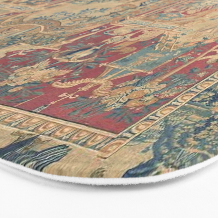 Antique Antwerp Grotesques Tapestry 16th Century  Bath Mat Gallery Image 3