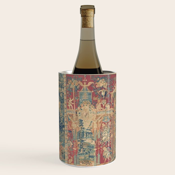 Antique Antwerp Grotesques Tapestry 16th Century  Wine Chiller Gallery Image 2