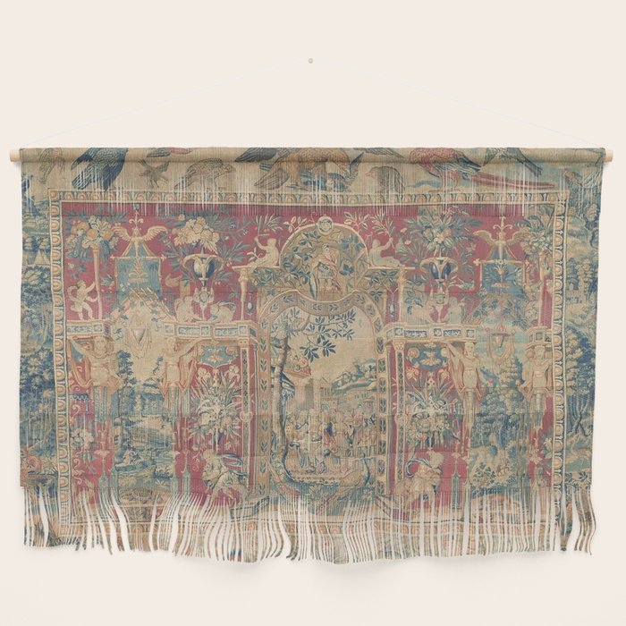 Antique Antwerp Grotesques Tapestry 16th Century  Wall Hanging Gallery Image 1