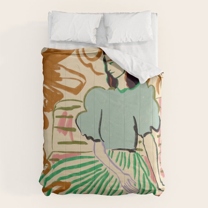 FIRST WARM DAY AFTER WINTER Comforter Gallery Image 1