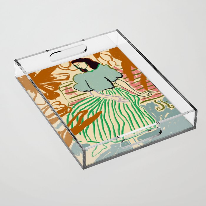 FIRST WARM DAY AFTER WINTER Acrylic Tray Gallery Image 1