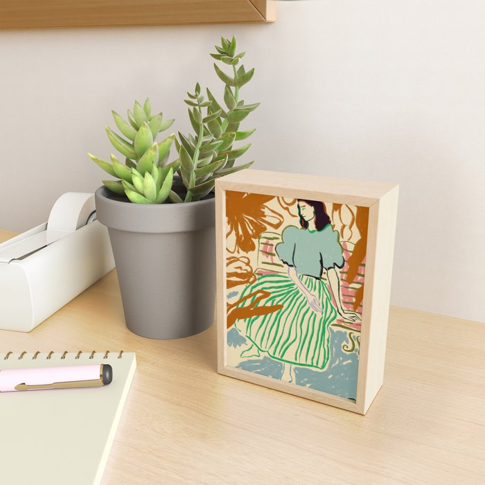FIRST WARM DAY AFTER WINTER Mini Art Print Gallery Image 2