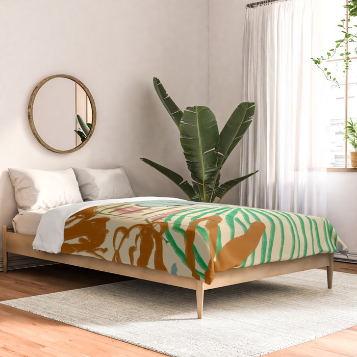 FIRST WARM DAY AFTER WINTER Comforter Gallery Image 2