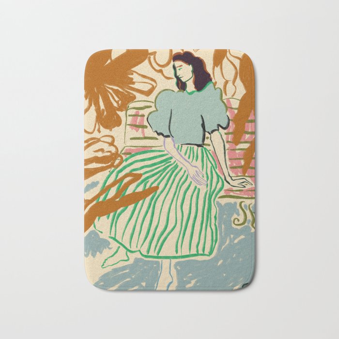 FIRST WARM DAY AFTER WINTER Bath Mat Gallery Image 1