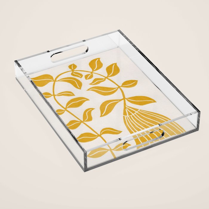 Leafy Cascade Acrylic Tray Gallery Image 1