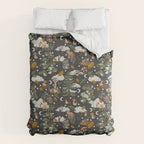Baby animals in the dark forest DK Comforter Gallery Image 6