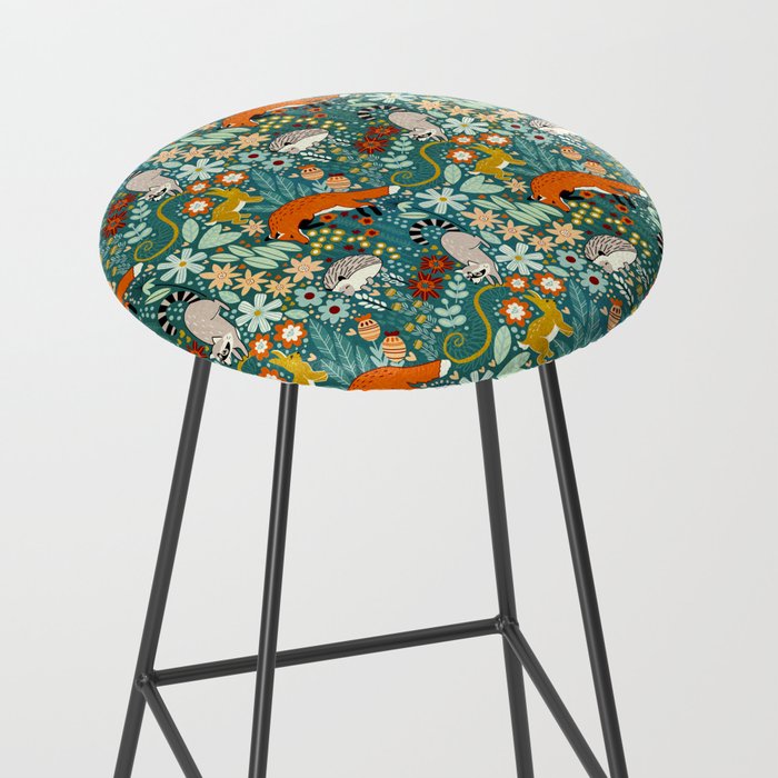 Woodland Pattern Stool Gallery Image 2
