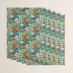 Woodland Pattern Wrapping Paper Gallery Image 3