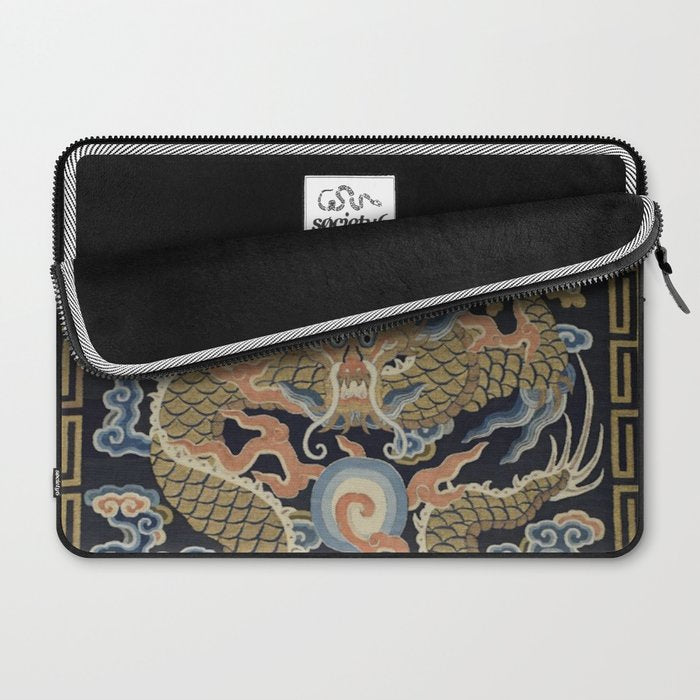 Antique 18th Century Chinese Dragon Laptop Sleeve Gallery Image 2