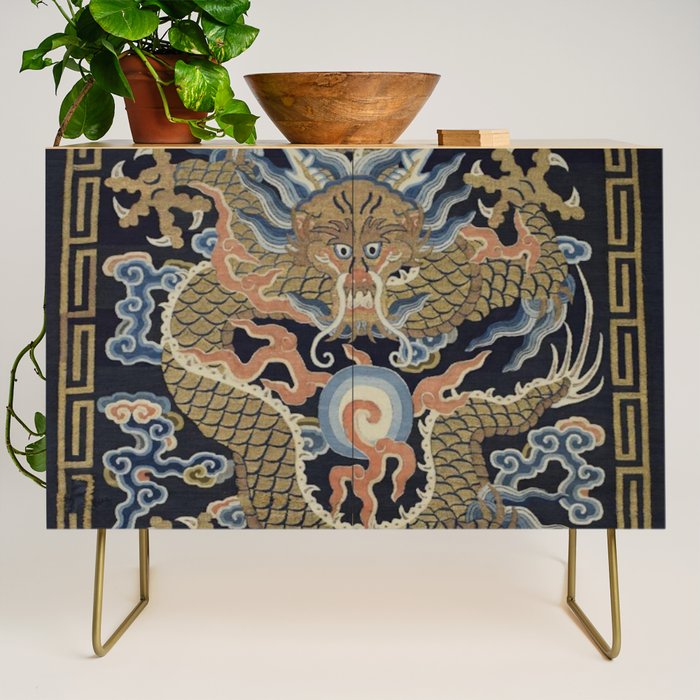Antique 18th Century Chinese Dragon Credenza Gallery Image 1
