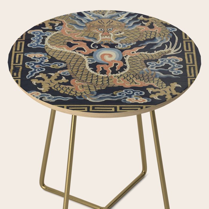 Antique 18th Century Chinese Dragon Side Table Gallery Image 2