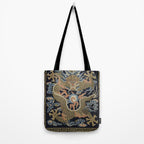 Antique 18th Century Chinese Dragon Tote Bag Gallery Image 2