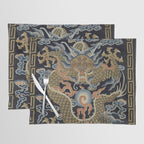 Antique 18th Century Chinese Dragon Placemat Gallery Image 1