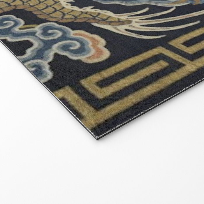 Antique 18th Century Chinese Dragon Welcome Mat Gallery Image 2