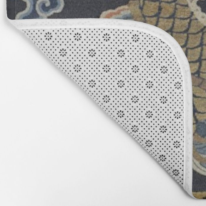 Antique 18th Century Chinese Dragon Bath Mat Gallery Image 2