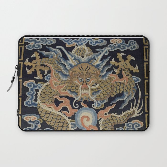 Antique 18th Century Chinese Dragon Laptop Sleeve Gallery Image 1