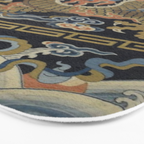 Antique 18th Century Chinese Dragon Bath Mat Gallery Image 3