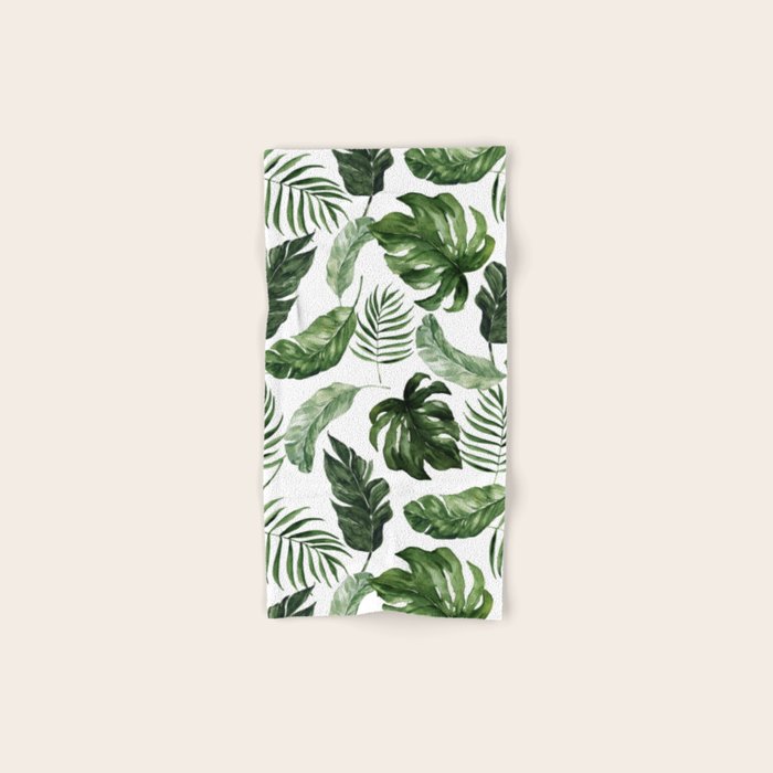 Tropical Leaf Bath Towel Gallery Image 1