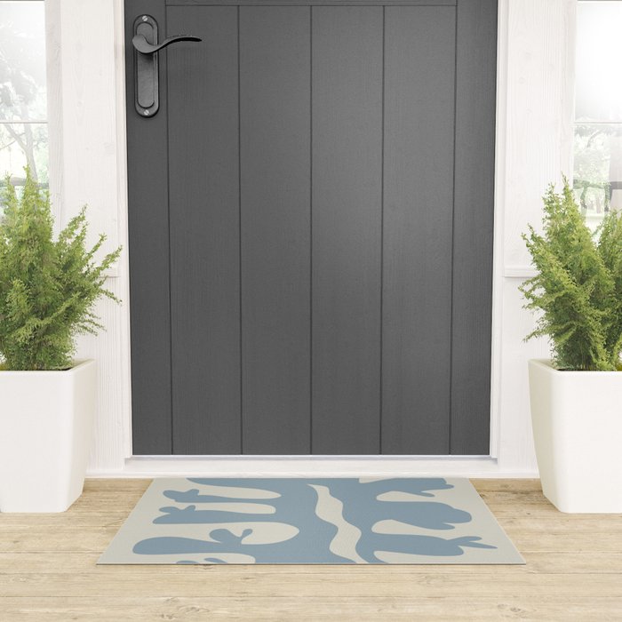 Leaf plant cut out Welcome Mat Gallery Image 3