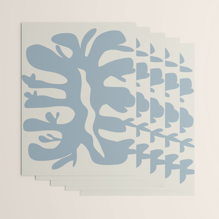 Leaf plant cut out Wrapping Paper Gallery Image 3