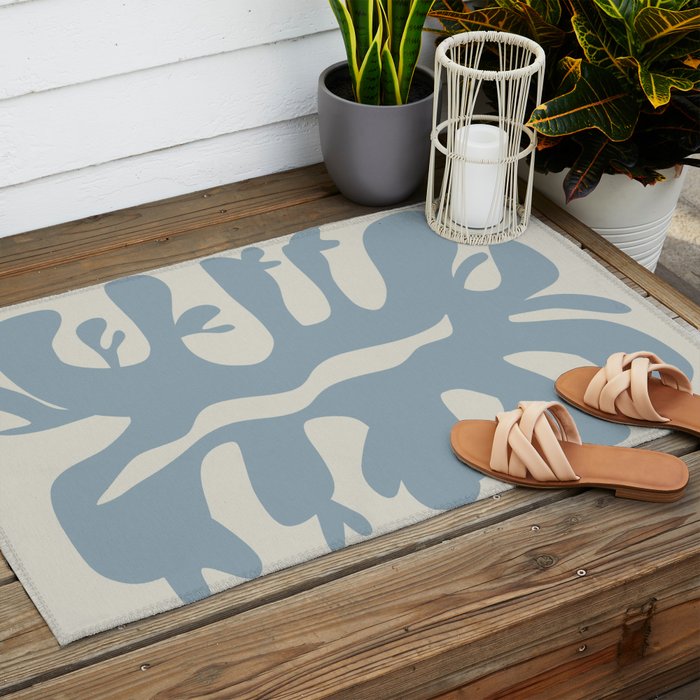 Leaf plant cut out Outdoor Rug Gallery Image 2