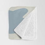Leaf plant cut out Throw Blanket Gallery Image 3
