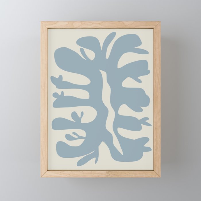 Leaf plant cut out Mini Art Print Gallery Image 1