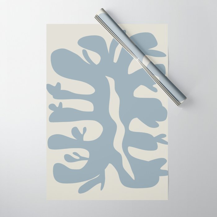 Leaf plant cut out Wrapping Paper Gallery Image 1