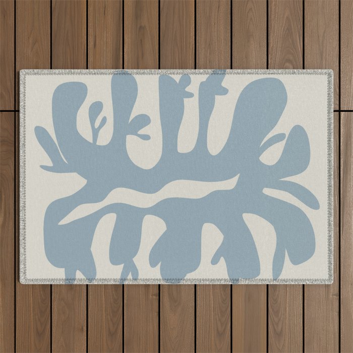 Leaf plant cut out Outdoor Rug Gallery Image 1