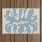 Leaf plant cut out Outdoor Rug Gallery Image 1