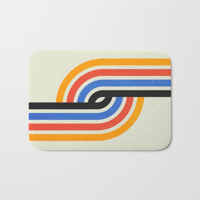 Bauhaus Tracks Bath Mat Gallery Image 1