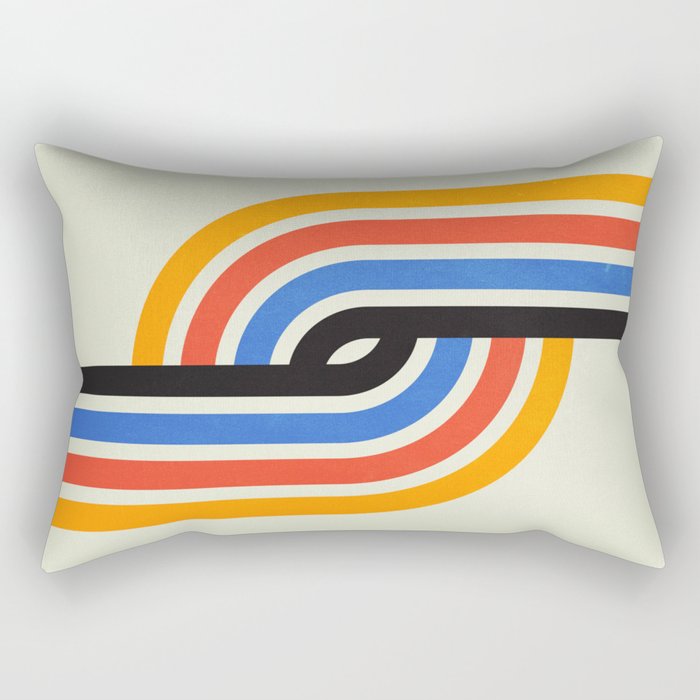 Bauhaus Tracks Rectangular Pillow Gallery Image 2