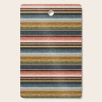 serape southwest stripe - earth tones Cutting Board Gallery Image 1