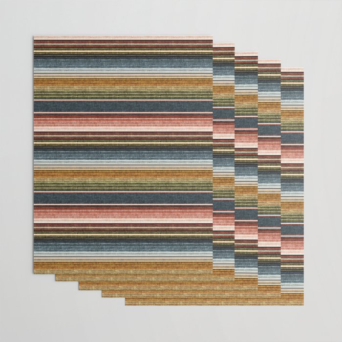 serape southwest stripe - earth tones Wrapping Paper Gallery Image 3