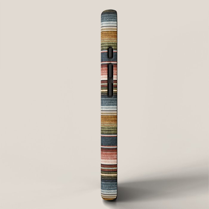 serape southwest stripe - earth tones iPhone Case Gallery Image 2