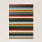 serape southwest stripe - earth tones Stationery Card Gallery Image 2