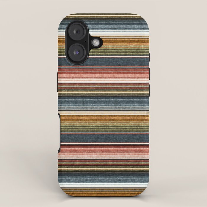 serape southwest stripe - earth tones iPhone Case Gallery Image 1