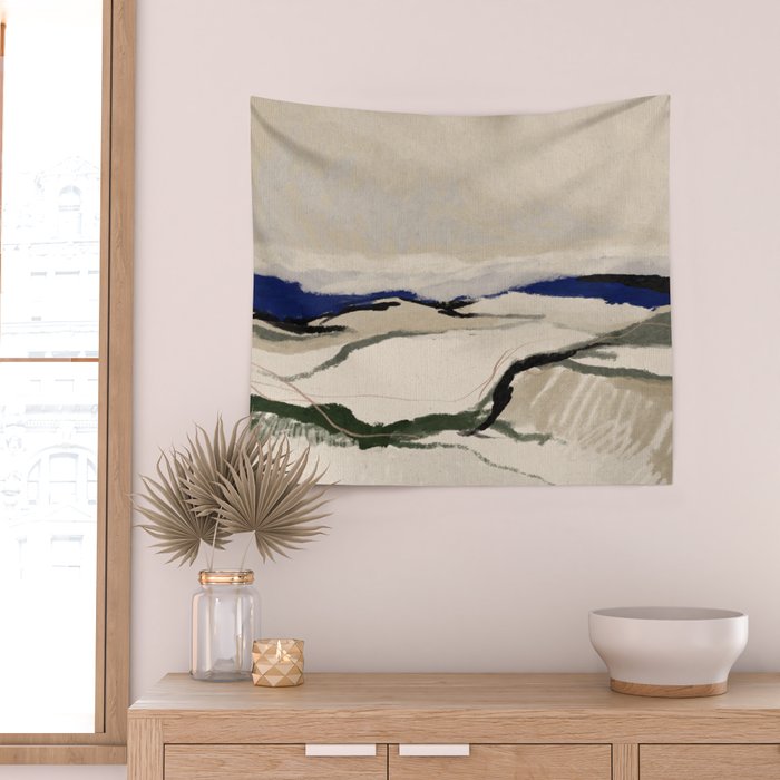 Beach Track Wall Tapestry Gallery Image 2