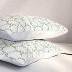Abstract organic dots - pastel sage green pattern Pillow Sham Gallery Image 3