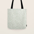 Abstract organic dots - pastel sage green pattern Tote Bag Gallery Image 1