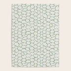 Abstract organic dots - pastel sage green pattern Poster Gallery Image 4