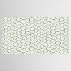 Abstract organic dots - pastel sage green pattern Tablecloth Gallery Image 2
