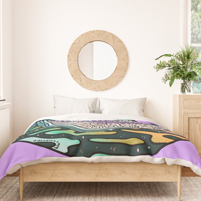 Capricorn Crystal Duvet Cover Gallery Image 3