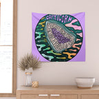 Capricorn Crystal Wall Tapestry Gallery Image 2