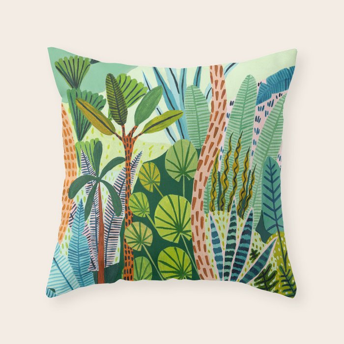 Malaysian Jungles Throw Pillow Gallery Image 6