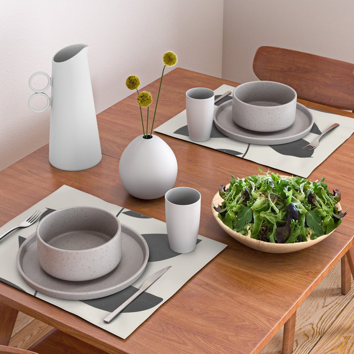 minimal plant Placemat Gallery Image 2